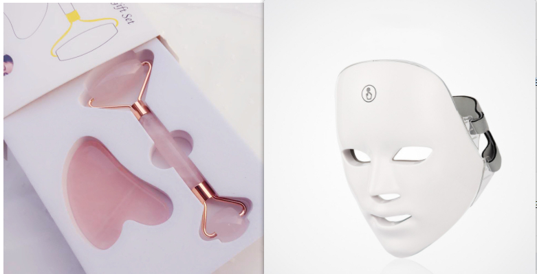 Dispositivo de belleza facial para el cuidado y rejuvenecimiento de la piel